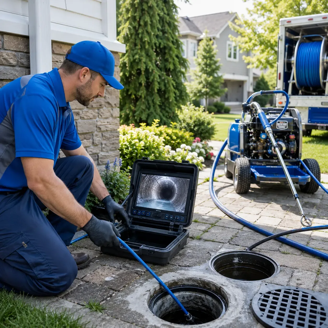 Outdoor drain cleaning professionals serving Goldvein, VA